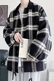 2025秋季新款潮牌棒球服男女港风ins夹克大码格子外套JK4300/P135，男装夹克，电商B316