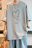 已注册/夏季新纯棉印花短袖T恤大码男生打底衫体恤DT0245/P25，男装T恤，电商B316