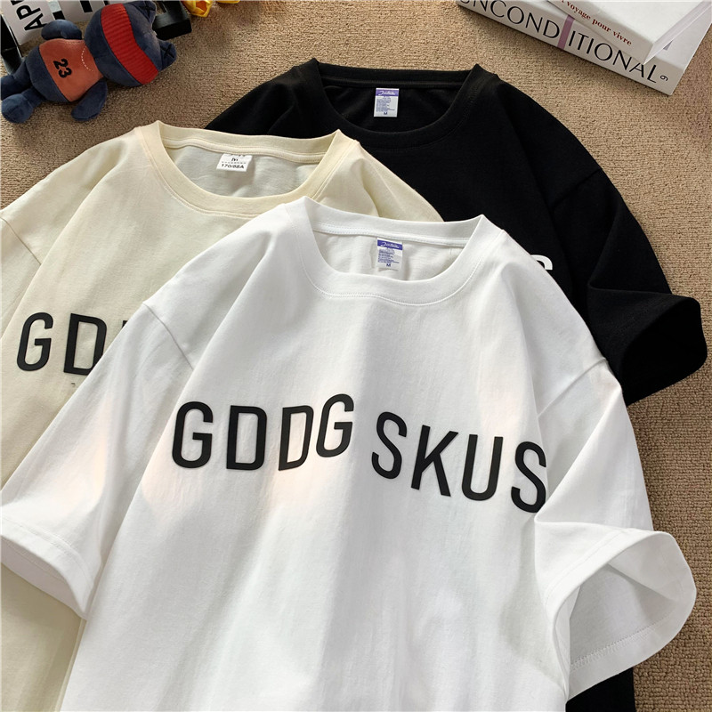 已注册/夏季圆领印花流行短袖T恤男大码体恤打底衫DT6855/P25图片