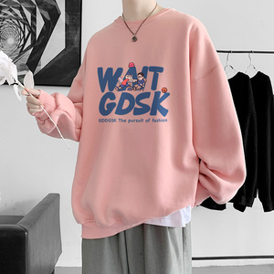 已注册/春季圆领卫衣男生T恤港风外套潮流 WY9368/P35加绒P40图片