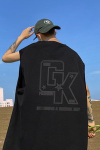 已注册/夏季港风大码经典款背心男运动坎肩打底衫 BX3110/P25图片