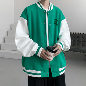 已注册/秋季新学院风运动棒球服夹克男生宽松外套JK6206/P100图片