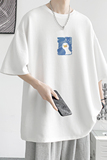 已注册/夏季鸭子印花休闲短袖T恤男宽松体恤打底衫DT5115/P25，男装T恤，电商B316