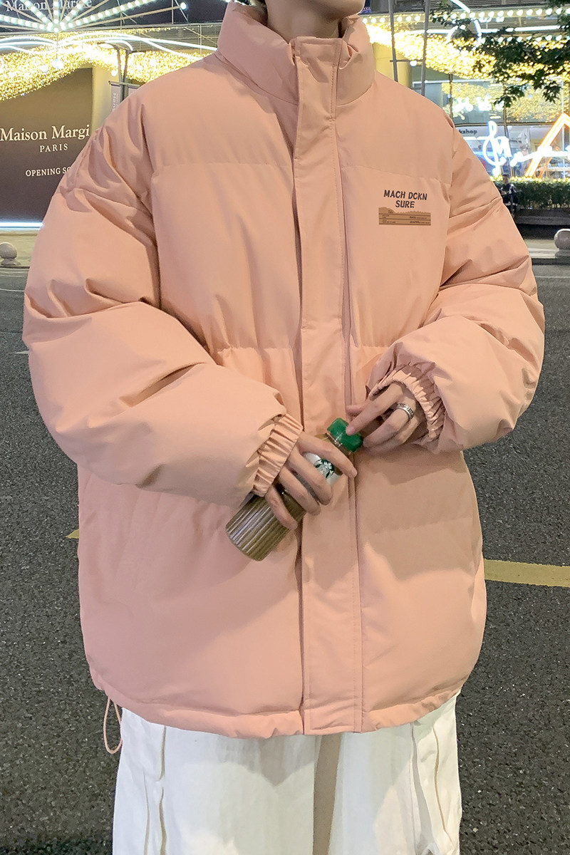 冬季美式潮牌立领面包服男生宽松保暖棉衣大码加厚外套MF9577/P90,男装棉衣,电商B316