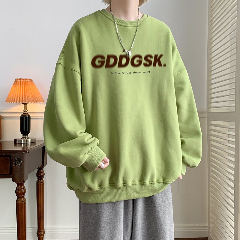 已注册/冬季新渐变印花卫衣男情侣纯棉外套WY3383/P35加绒P40,男装卫衣,电商B316