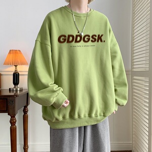 已注册/冬季新渐变印花卫衣男情侣纯棉外套WY3383/P35加绒P40