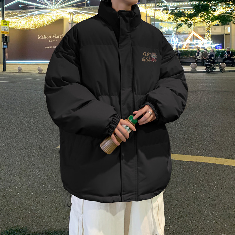 青年新款面包服冬季帅气立领棉衣男生保暖休闲宽松外套MF9592/P90图片
