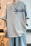 已注册/夏季纯棉印花圆领短袖T恤男宽松体恤打底衫DT4233/P25，男装T恤，电商B316