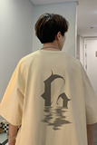 已注册/夏季日系休闲短袖T恤男宽松情侣体恤打底衫DT4213/P25，男装T恤，电商B316