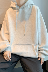 已注册/秋季情侣百搭卫衣男潮加厚宽松上衣青年WY9428/P45加绒P50图片