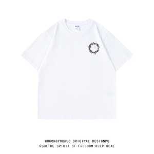 已注册/夏季潮牌半袖情侣短袖T恤男大码体恤打底衫DT9819/P25图片