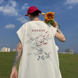 已注册/夏季白色背心经典款男内搭大码坎肩打底衫 BX2344/P25图片