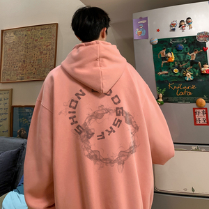 已注册/秋季新潮牌套头百搭连帽卫衣男生大码外套 WY7117/P50图片