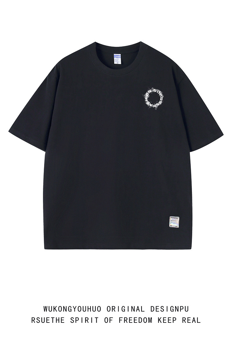 已注册/夏季美式简约风短袖T恤男生宽松体恤打底衫DT9819/P25,男装T恤,电商B316