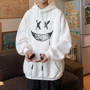 已注册/秋新搞怪印花卫衣男宽松连帽打底衫WY9281/P50加绒P55图片