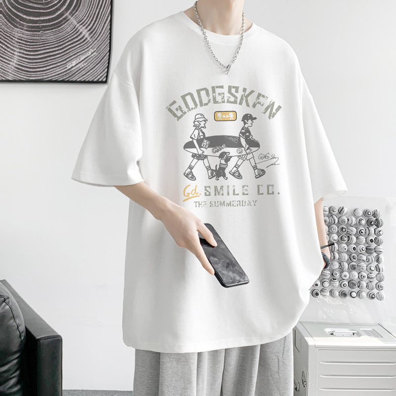 已注册/夏季黑色纯棉通勤短袖T恤男大码体恤打底衫DT2161/P25,男装T恤,电商B316