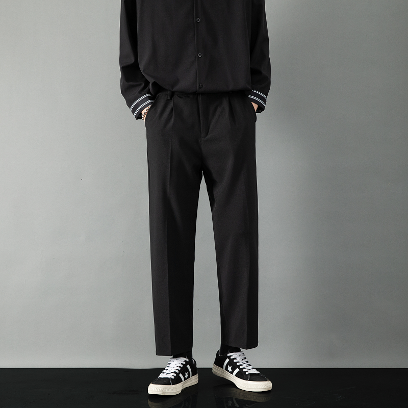 2025秋季新款直筒小西裤男垂感休闲裤宽松西装裤子XK4301/P35,男装休闲裤,电商B316