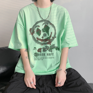 已注册/夏季百搭运动休闲短袖T恤男大码体恤打底衫DT8847/P25图片