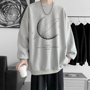 已注册/春季新款圆领卫衣男情侣大码外套打底衫WY1238/P35加绒P40图片
