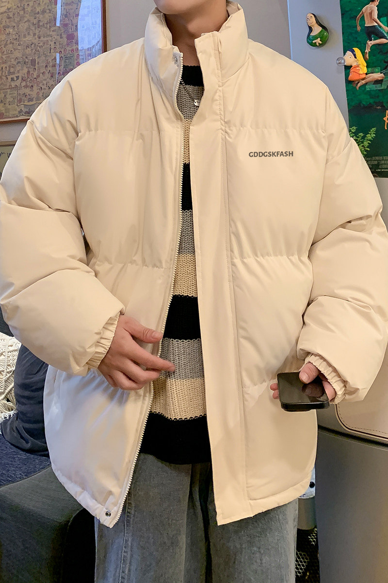 冬季立领潮流面包服男潮大码休闲保暖棉衣立领加厚外套MY1170/P90,男装棉衣,电商B316