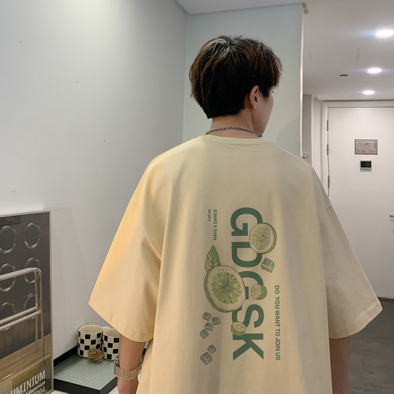已注册/夏季卡其色情侣宽松短袖T恤男生体恤打底衫DT3020/P25,男装T恤,电商B316