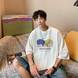 已注册/夏季卡通动漫印花短袖T恤男大码体恤打底衫DT4560/P25，男装T恤，电商B316