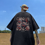 已注册/夏季可爱卡通百搭短袖T恤男宽松体恤打底衫DT1596/P25，男装T恤，电商B316