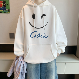 已注册/秋季情侣百搭连帽卫衣男宽松大码打底衫WY9174/P45加绒P50图片