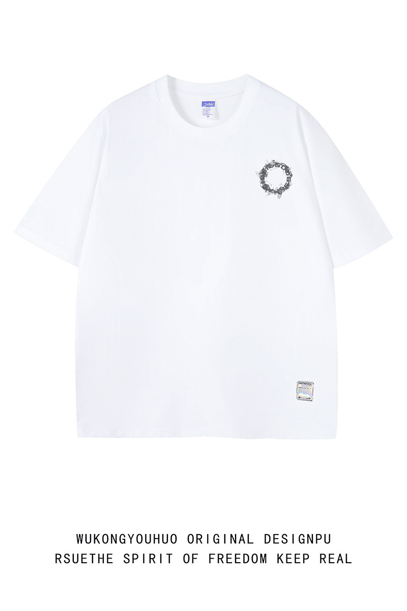 已注册/夏季运动纯棉内搭短袖T恤男宽松体恤打底衫DT9819/P25,男装T恤,电商B316