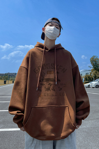 已注册/秋季美式潮流连帽卫衣男生宽松大码打底衫 WY9219/P50图片