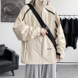 秋冬季防水冲锋衣夹克男大码连帽情侣直播款外套JK6321/P100，男装夹克，电商B316