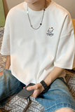 已注册/夏季白色舒适短袖T恤男大码百搭体恤打底衫DT2313/P25，男装T恤，电商B316