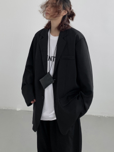 2025春秋新款小西服男韩版宽松休闲正装潮流西装外套XZ9665/P100图片