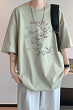 已注册/夏季潮牌飞鸟风短袖T恤男大码体恤打底衫DT6066/P25，男装T恤，电商B316