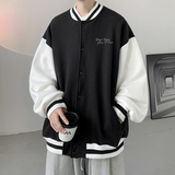 已注册/秋季新学院风撞色棒球服男大码复古风外套JK1978/P100，男装夹克，电商B316