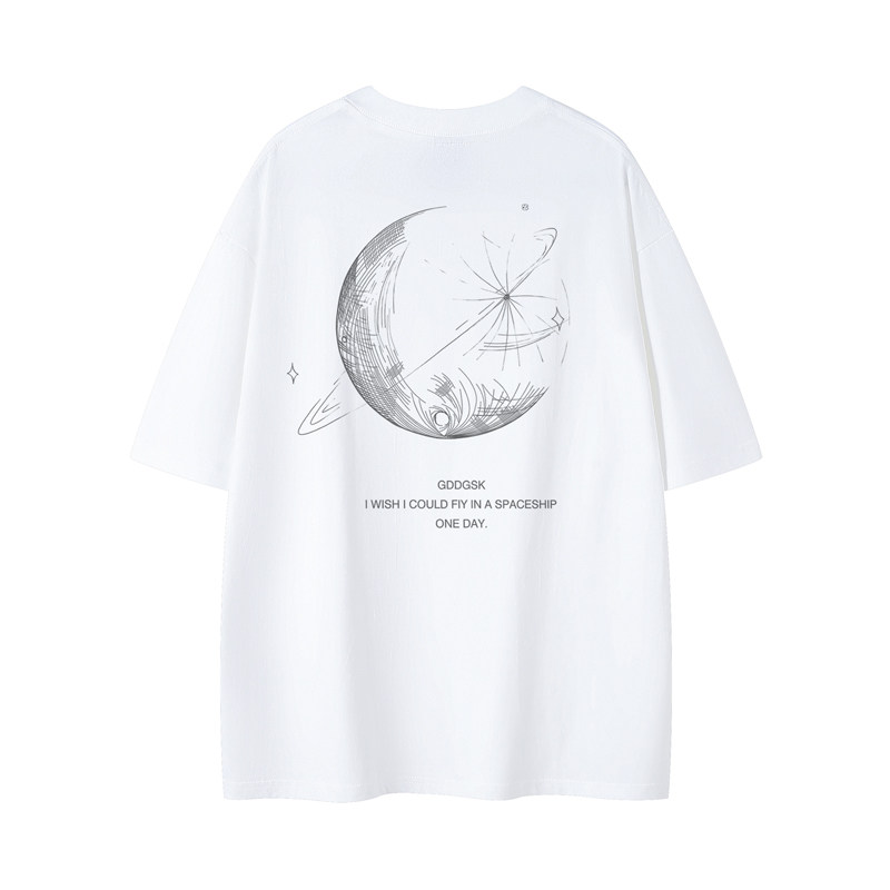 已注册/夏季简约星球半袖短袖T恤男大码体恤打底衫DT5011/P25,男装T恤,电商B316