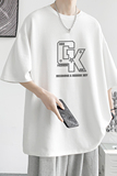 已注册/夏季字母简约风短袖T恤男生宽松体恤打底衫DT8200/P25，男装T恤，电商B316