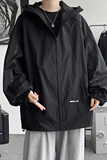 秋冬季冲锋衣宽松款男连帽休闲夹克直播品质外套JK6321/P100=，男装夹克，电商B316