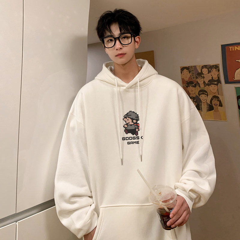 已注册/秋季新日系动漫印花卫衣男生潮酷大码外套WY4199/P50,男装卫衣,电商B316