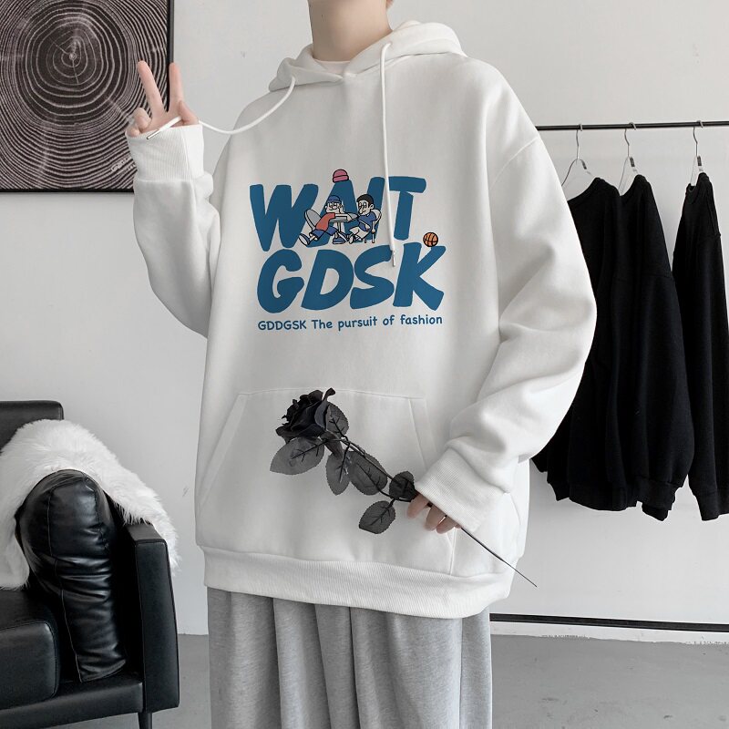 已注册/春季新卡通创意印花连帽套头卫衣男生外套WY7036/P40,男装卫衣,电商B316