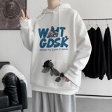 已注册/春季新卡通创意印花连帽套头卫衣男生外套WY7036/P40，男装卫衣，电商B316