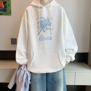 已注册/华棉秋季新男士港风卫衣上衣男连帽打底衫WY9118/P50