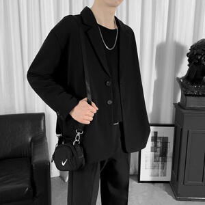 2025秋季新西装男外套大码宽松休闲西服套装S-5XL XZ4310/P75图片