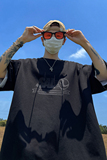 已注册/夏季黑色经典短袖T恤男宽松韩版体恤打底衫DT1247/P25，男装T恤，电商B316