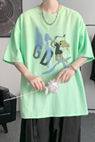 已注册/夏季潮牌大码短袖T恤男美式复古体恤打底衫DT3757/P25，男装T恤，电商B316
