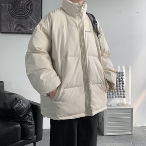 已注册/冬季羽绒棉衣男港风宽松立领加厚棉服棉袄外套MY3333/P88图片