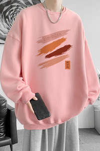 已注册/华棉秋季圆领卫衣男生韩版打底衫大码外套WY9112/P35图片