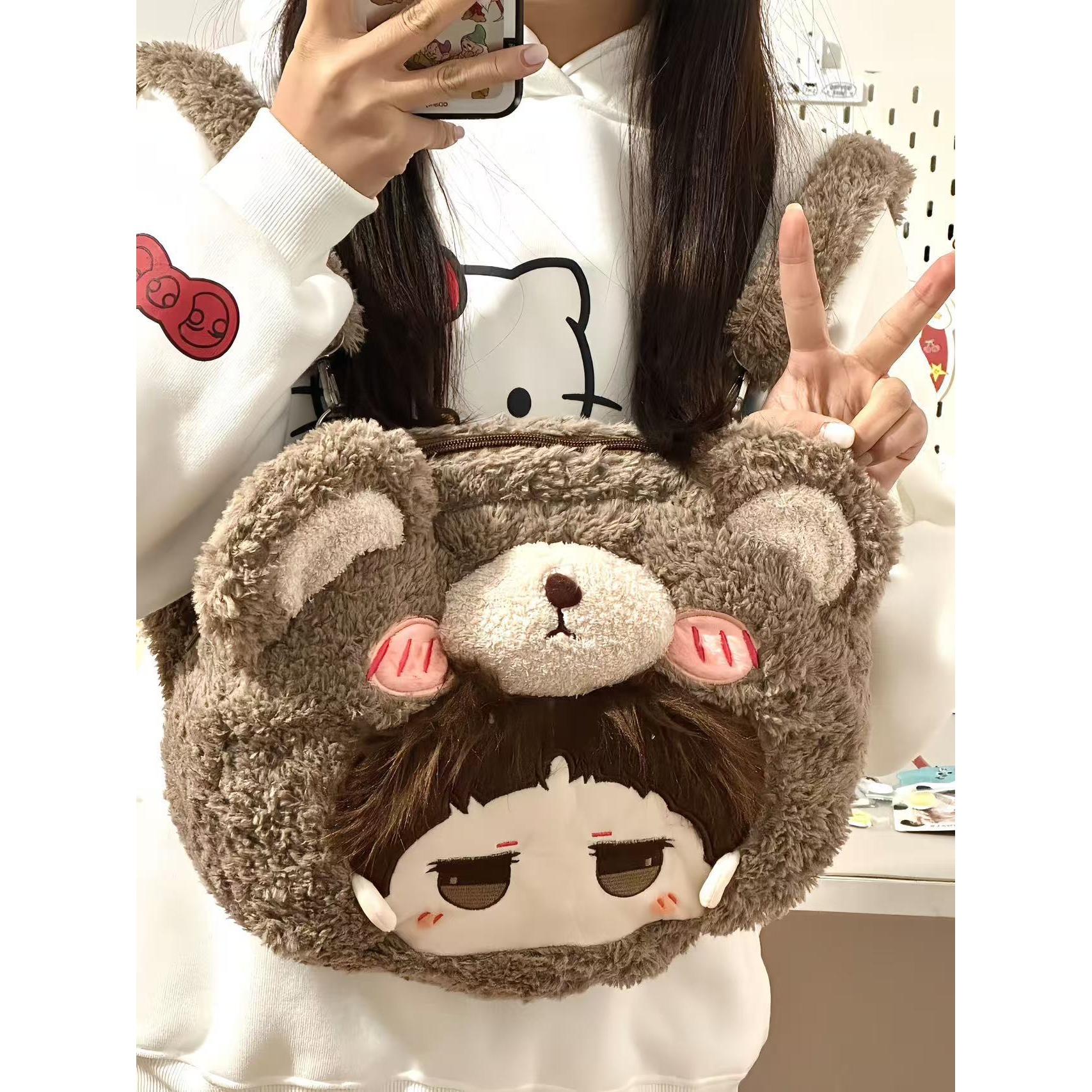 进口2025日系恋与深空祁煜沈星痛包肖战王一博娃娃玩偶双肩包斜挎