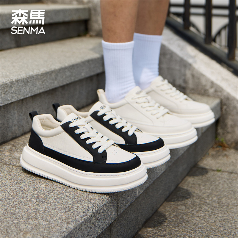 森马休闲板鞋男士小白鞋