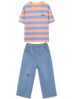 夏季初中生2022新品两件套